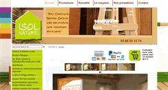 Desktop Screenshot of isol-naturel.com